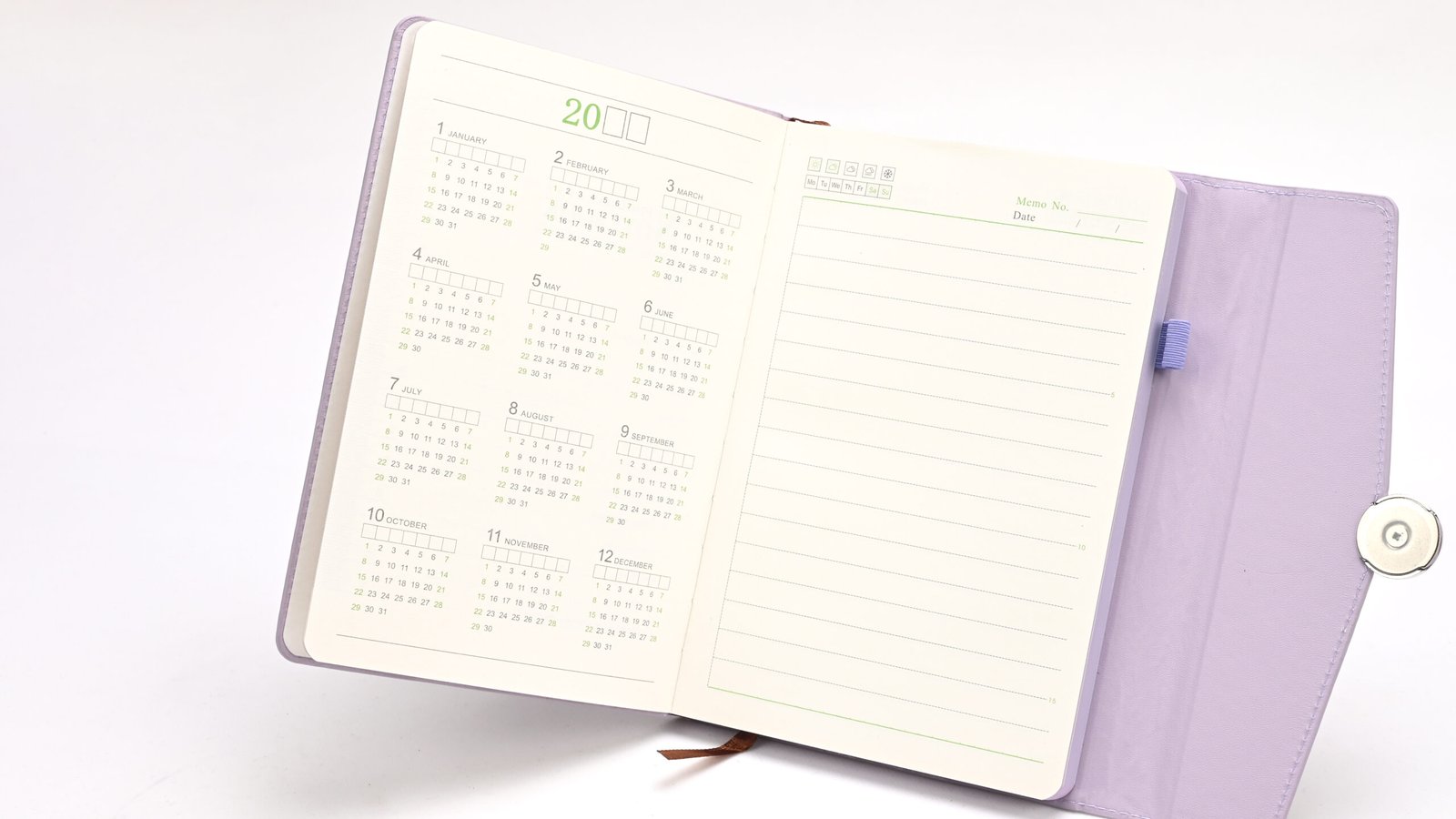 Calendar & Memo Pages